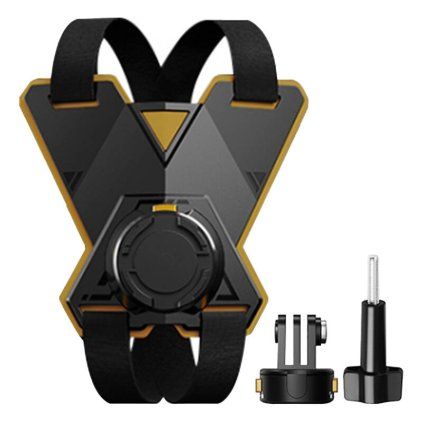 PULUZ motorcycle helmet držák for sports cameras (including Ace Pro 2, Osmo Action 5 Pro)