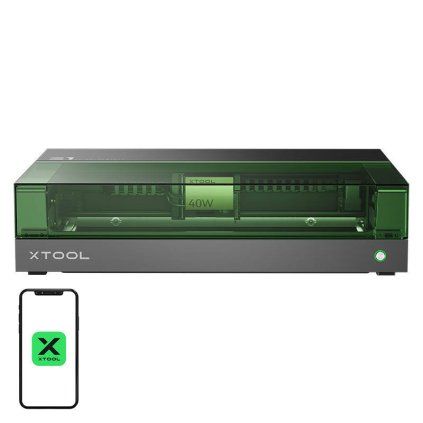 Laserový gravírovací stroj 2 v 1 xTool S1 40W All-in-One Kit (černý)  XTOOL
