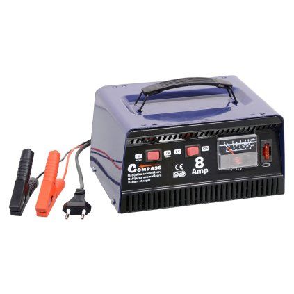Nabíječka 8Amp 6/12V TÜV/GS METALLIC  Compass