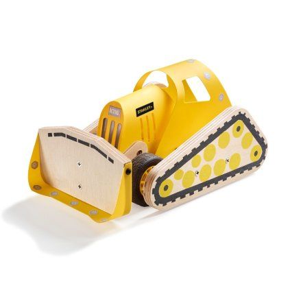 Stanley Jr. OK005-SY Stavebnice, buldozer, dřevo  Stanley