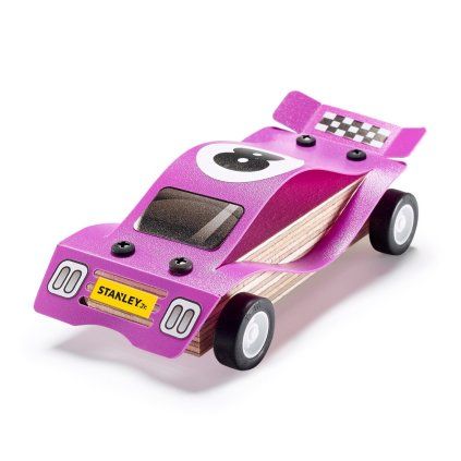 Stanley Jr. OK012-SY Stavebnice, závodní auto, dřevo  Stanley