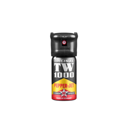 TW1000 Pepřový sprej Jet Man s pružinovým vyklápěcím uzávěrem 40 ml  TW1000