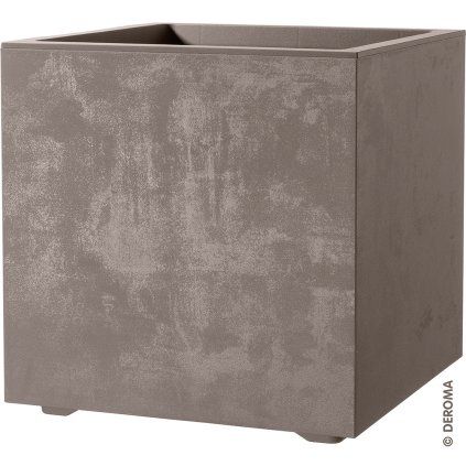 Deroma květináč CUBO Millennium 49cm Sandstone - kolečka  Deroma