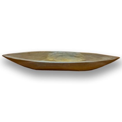 TEAK Mísa ve tvaru loďky průměr 50 cm  Teak