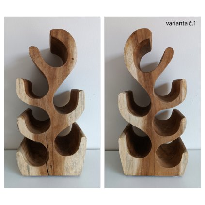 TEAK Stojan na lahve  Teak