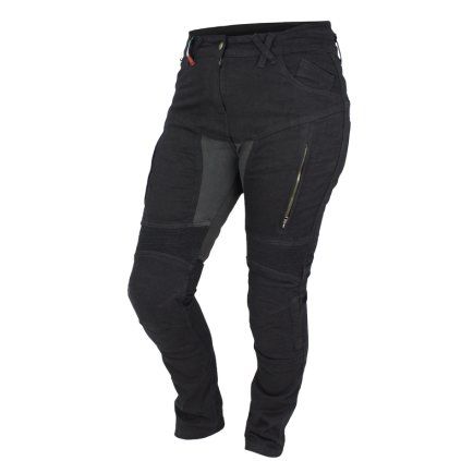 Džíny moto RICARDO kevlar dámské černé 34/32 - L (Velikost 32/32 M)