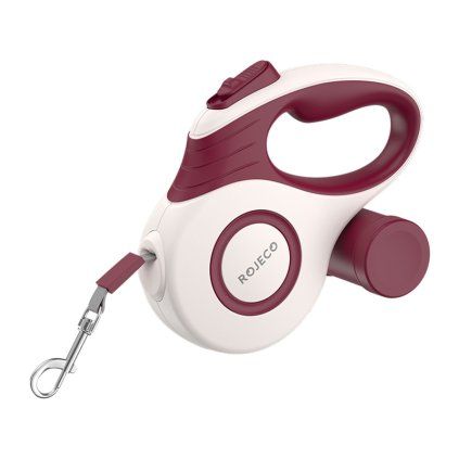 Automatické zatahovací vodítko pro psy Rojeco A12 5M (červené)