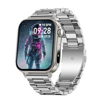 Chytré hodinky Colmi P80 (ocel a stříbrná)