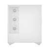 Počítačová skříň Darkflash DY460 (bílá) + 4 ventilátory ARGB