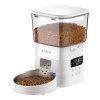 Rojeco Inteligentní 2L automatické krmítko pro domácí mazlíčky verze s tlačítkem (bílá)