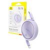 USB kabel Baseus Free2Pull USB-C to iP 20W 1m (purple)