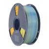 Filament Sunlu PLA+ Silk ve čtyřech barvách (modrá–fialová–oranžová–žlutá)  Sunlu