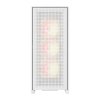 Počítačová skříň DarkFlash AIRNOVA (bílá) + 3 ventilátory  DarkFlash