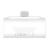 Baseus Compact 5000mAh powerbanka, 20W, USB-C (bílá).  Baseus