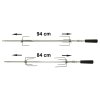 Grilovací jehla 84-94cm 8mm/6mm  Cattara