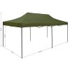 Párty stan nůžkový 3x6m zelený WATERPROOF  Cattara