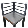 Modul rohový TORINO 3 pro venkovní kuchyň 47x47x123cm  Cattara