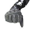 Rukavice moto CAP kožené dlouhé černé M (Velikost M)
