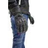 Rukavice moto CAP kožené dlouhé černé M (Velikost M)