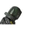 Rukavice moto DETROIT kožené dlouhé černé M (Velikost M)