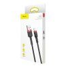 Baseus Cafule USB Lightning kabel 2,4A 0,5m (červeno-černý)