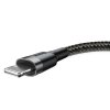 Baseus Cafule USB Lightning kabel 2,4A 1m (šedo-černý)