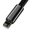 Baseus Tungsten Gold kabel USB to iP 2.4A 2m (černý)