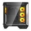 Počítačová skříň Darkflash DY470 se 4 ventilátory (černá)