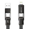 Blitzwolf BW-HDC7 4 v 1 USB+C+Hromosvod 240W 1,2 m (černý)