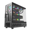 Počítačová skříň DarkFlash DS950V s displejem (černá) + 6 ventilátorů