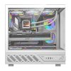 Počítačová skříň DarkFlash DS950V s displejem (bílá) + 6 ventilátorů