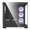 Počítačová skříň Darkflash DS900 (černá) + 7 ventilátorů ARGB